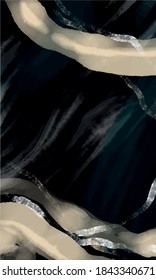 Vector. Abstracción. Estilo minimalista. Postales pictóricas. Golpes de pinceles y pinturas. Pintura, acuarela, líneas, colores pastel, textura.