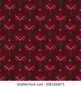 Vector abstraction pattern. Seamless illustration with an ornament as a blank for a designer, printing on textiles, paper, children's clothing, sportswear