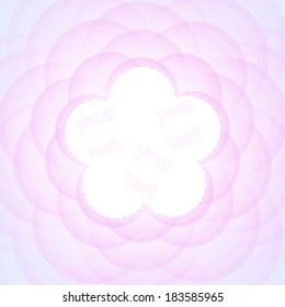 Vector abstraction with place for text or photo