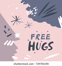 Vector abstraction. Poster, print, background, elements for design and other.