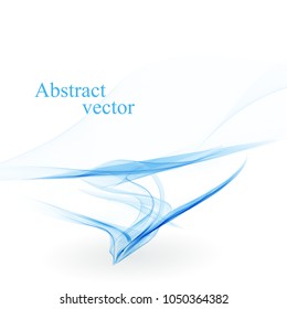 Vector abstraction of seagulls from blue waves.