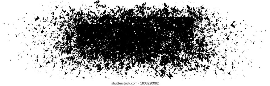 Vector abstraction, spot, splashing ink