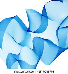 
vector abstraction wave blue design element