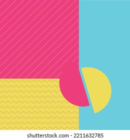 Vector Abtract colors blue, red, yellow
