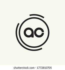 Logotipo de letra AC del vector
Hermoso diseño de logotipo minimalista para marca