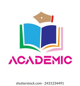 logo académico vectorial o clip art o logo educativo