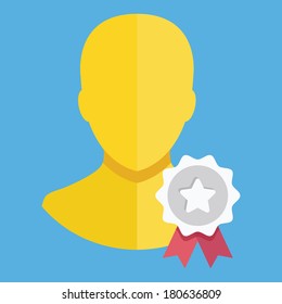 Vector Account Award Icon