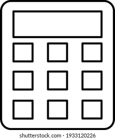 Diseño de iconos de esquema de contabilidad de vectores
