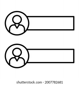 Vector Accounts Outline Icon Design
