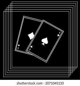 vector ace cards with elegant concepts, screen printing designs, t-shirts, and others.