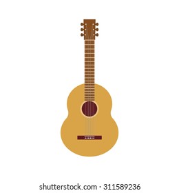 Vector acoustic guitar, eps10.
