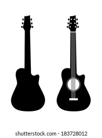 Vector Acoustic Guitar Graphic