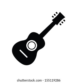 Vector Acoustic Guitar Icon