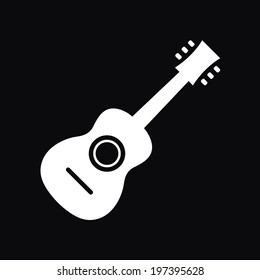 Vector Acoustic Guitar Icon