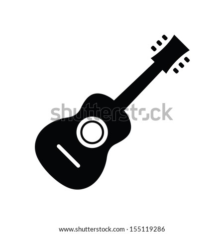 Vector Acoustic Guitar Icon