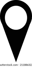 Vector active location symbol, location icon, for your design needs