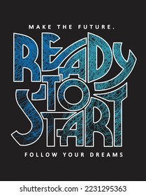 slogan vectorial activo para camiseta