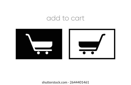 vector add to cart. add to cart symbol. shopping icon