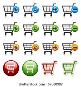vector add delete shopping cart item