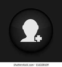 Vector Add friend icon. Eps10. Easy to edit