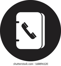 Vector address book icon