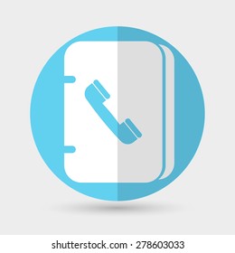 Vector address book icon