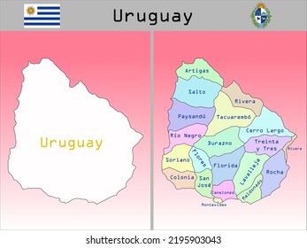 Divisiones administrativas vectoriales de Uruguay