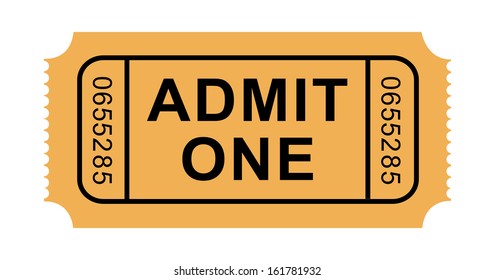 Vector Admission Ticket 