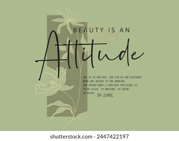 vector adorned by flower and motivational phrase to dedicate various works on any occasion. combinable text and box.