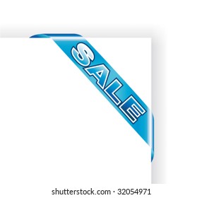 VECTOR Advertise Sheet Tag with Colorful "SALE" Text