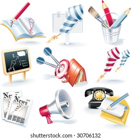 Vector Advertising Campaign Icon Set
