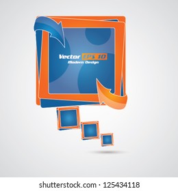Vector advertising text box / speech bubble