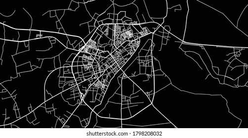 Stadtplan für Vektorflugzeuge von Nam Dinh, Vietnam