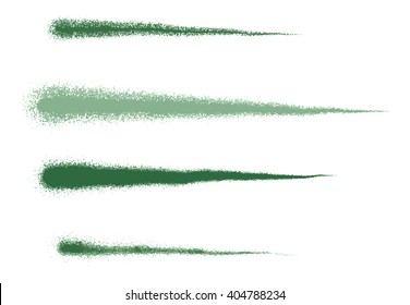 Vector Aerograph Paints Smears for Brush Creation
