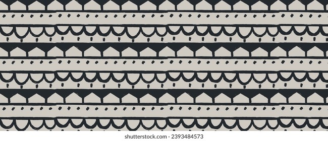 Vector aesthetic contemporary printable abstract elegant line shape seamless pattern background