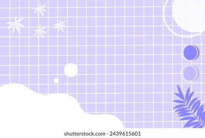 Fondo de la rejilla estética del vector, marco, bandera, papel pintado. Eps 10. 