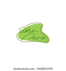 Vector Aesthetic Logotype Design Inspiration for Facial Skin Care