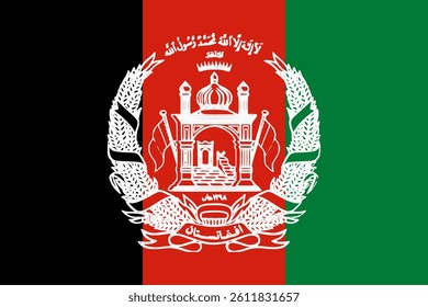Vector Afghanistan flag, Afghanistan flag illustration, Afghanistan flag picture, Afghanistan flag image