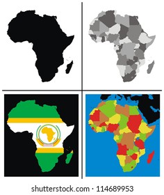 Vector - Africa Maps Collection