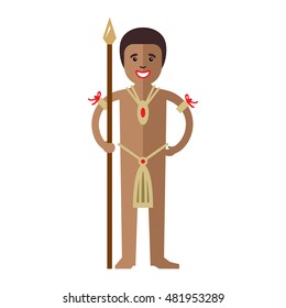 Indigena Amazonas Stock Illustrations, Images & Vectors 