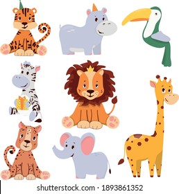 Safari Animals Cartoon High Res Stock Images Shutterstock