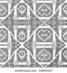 Vector African pattern (seamlessly tiling). Seamless pattern can be used for wallpaper, pattern fills, web page background,surface textures. seamless background