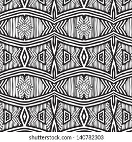 Vector African pattern (seamlessly tiling). Seamless pattern can be used for wallpaper, pattern fills, web page background,surface textures. seamless background