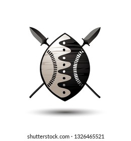 Vector African Shield Creative Logo