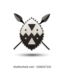 Vector African Shield Creative Logo