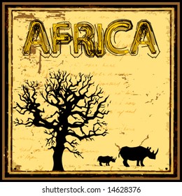 vector african style background