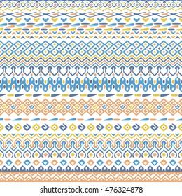 Vector African style pattern, tribal motifs. Elegant ornament with geometric decorative stripes for prints, fabrics, backgrounds.