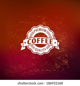vector aged retro coffee seal and sticker espresso classical product coffee bean traditional right cafe elderly mark older luxurious publishing latte antique mug art classic flag tea ethical moral let