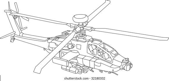 102 Apache Cartoon Helicopter Images, Stock Photos & Vectors | Shutterstock