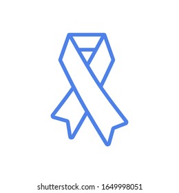 Icono de cinta de ayuda vectorial aislado en fondo blanco